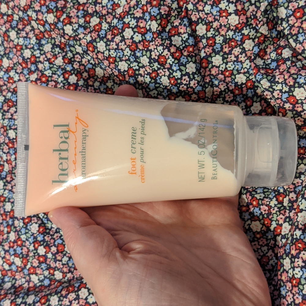 Foot cream Beauticontrol Herbal Serenity Aromatherapy 5oz light scent